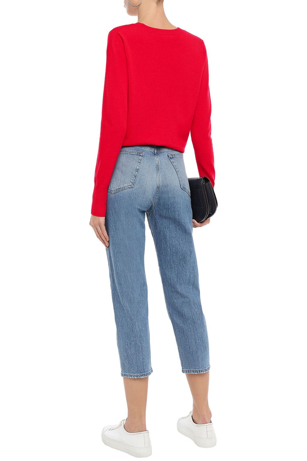FRAME Le Stevie Crop high-rise straight-leg jeans