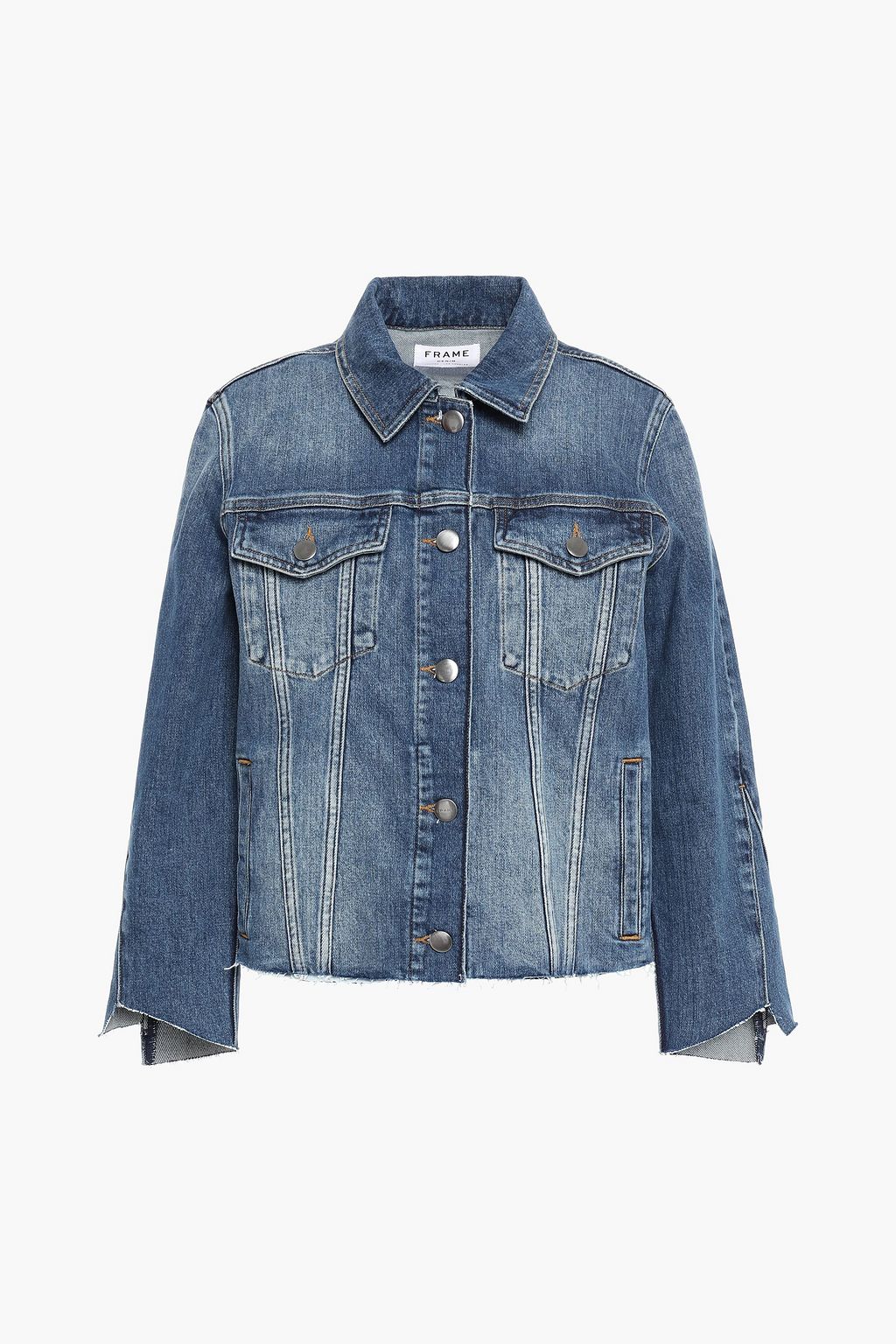 Mid Denim Denim Jacket Sale Up To 70 Off The Outnet Frame The Outnet