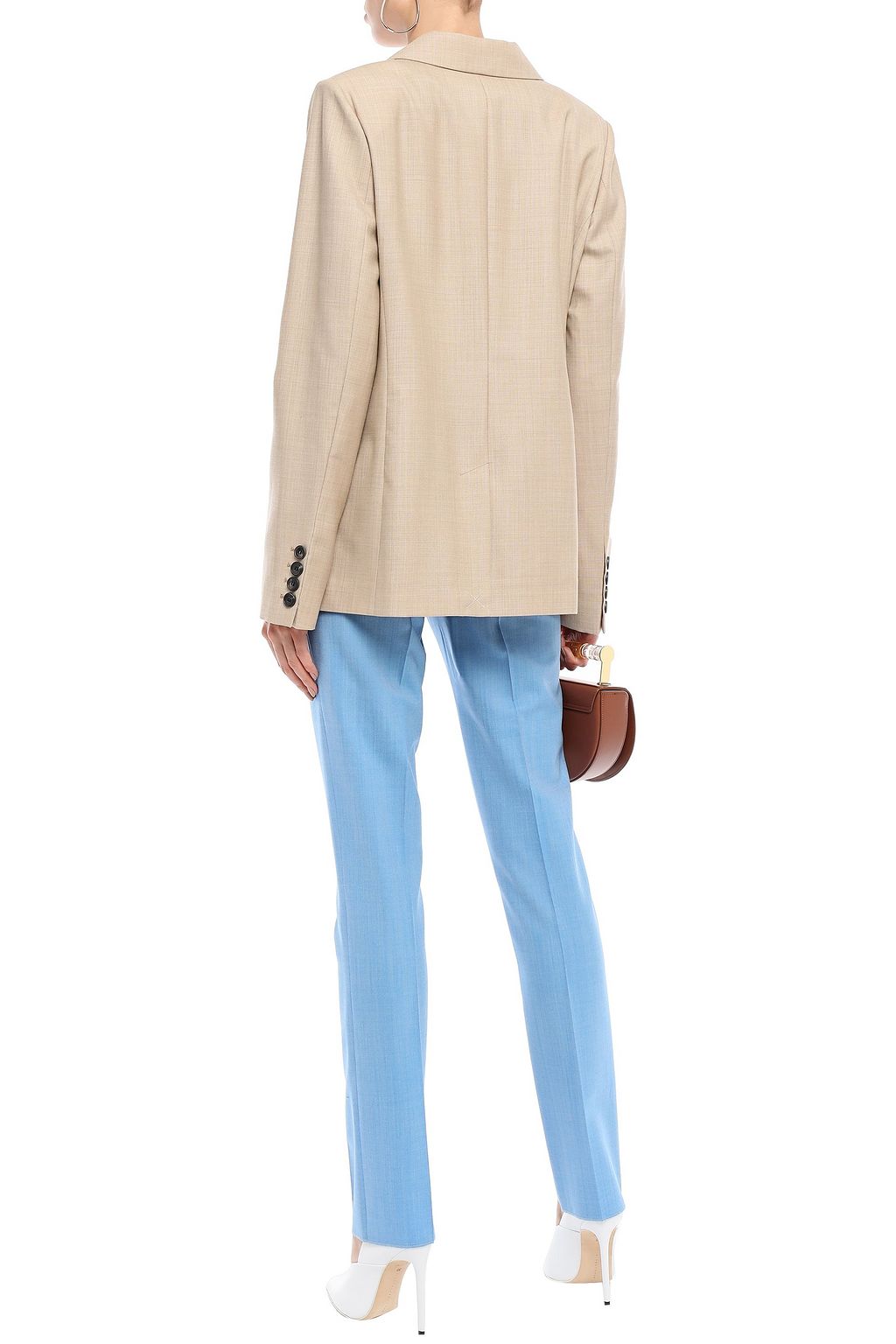 VICTORIA BECKHAM Wool-flannel blazer