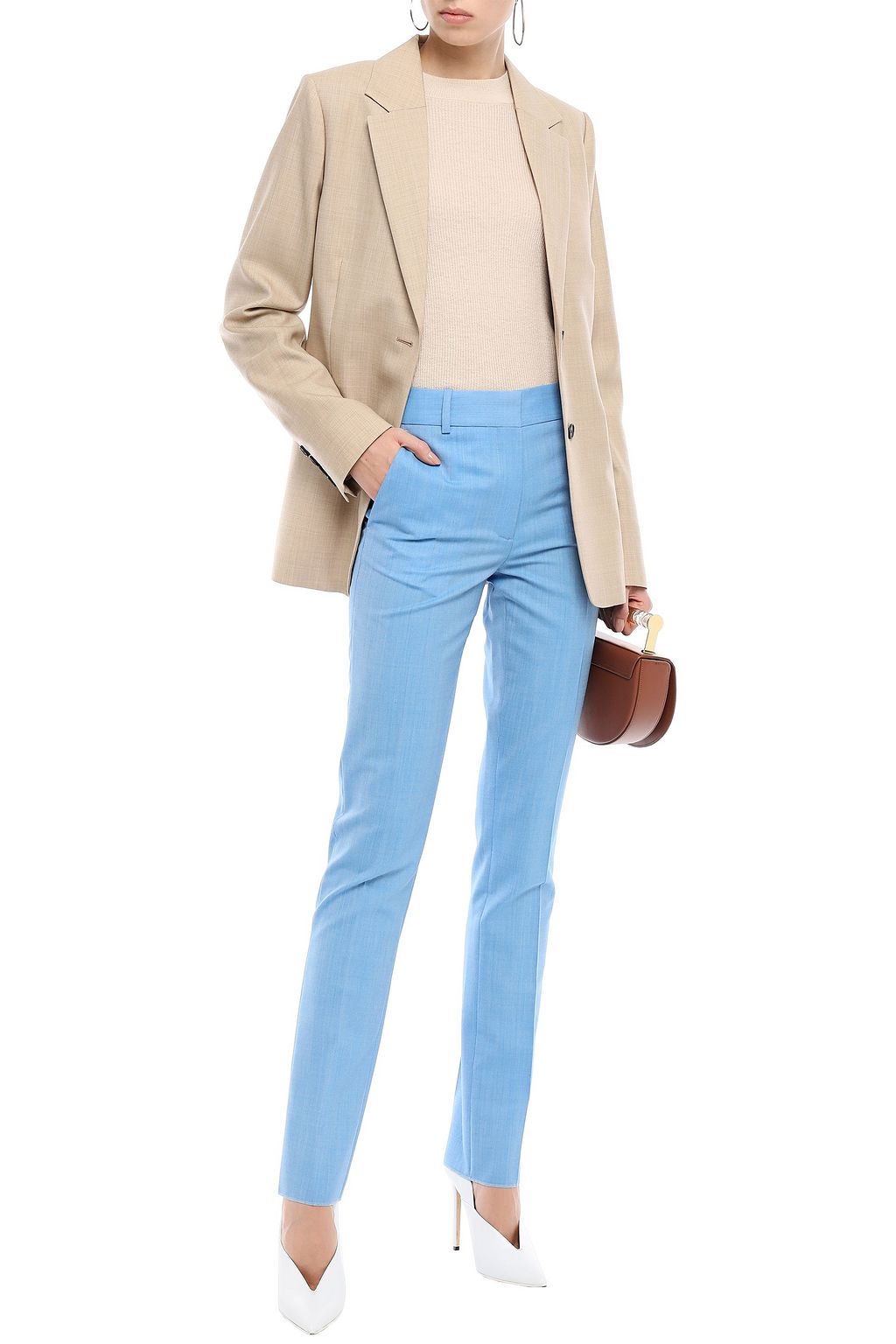 VICTORIA BECKHAM Wool-flannel blazer