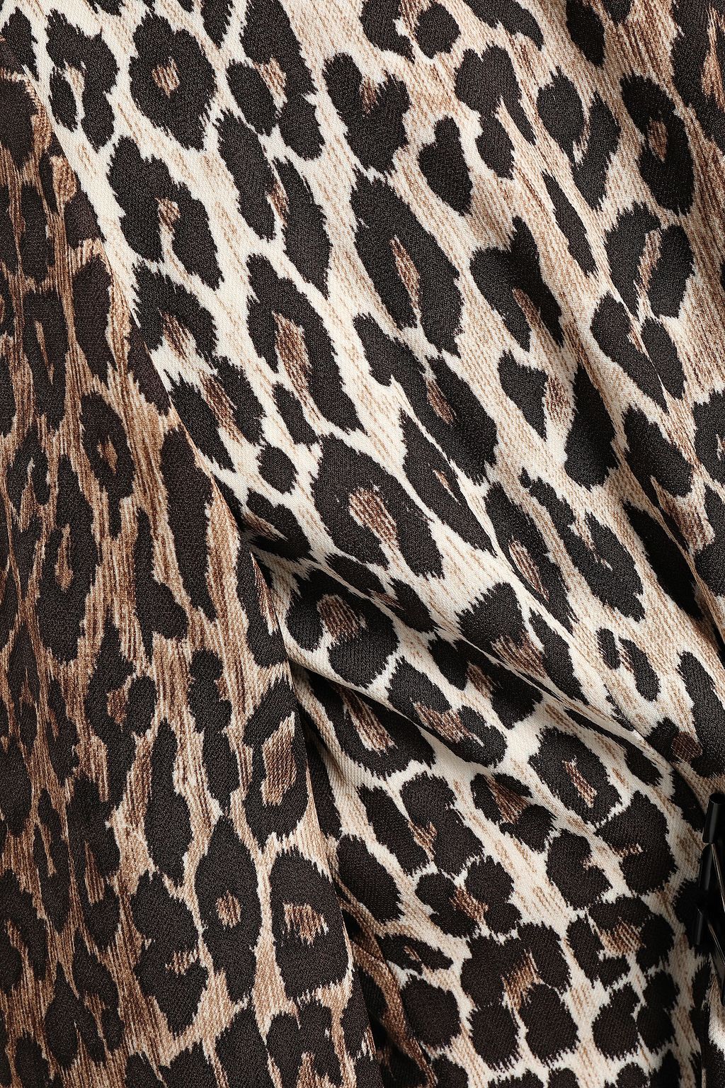 DOLCE&GABBANA Leopard-print crepe mini dress