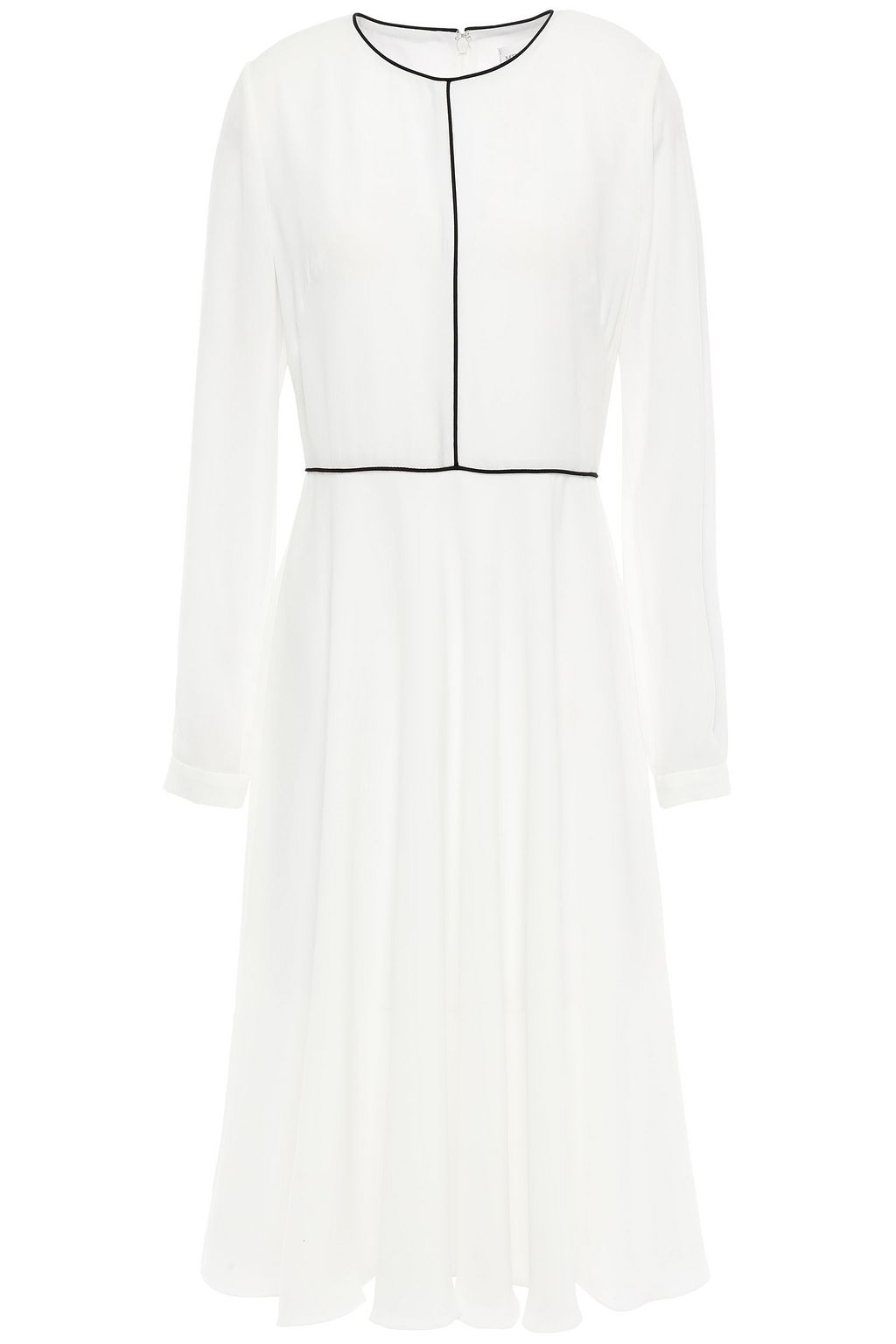 white crepe dress
