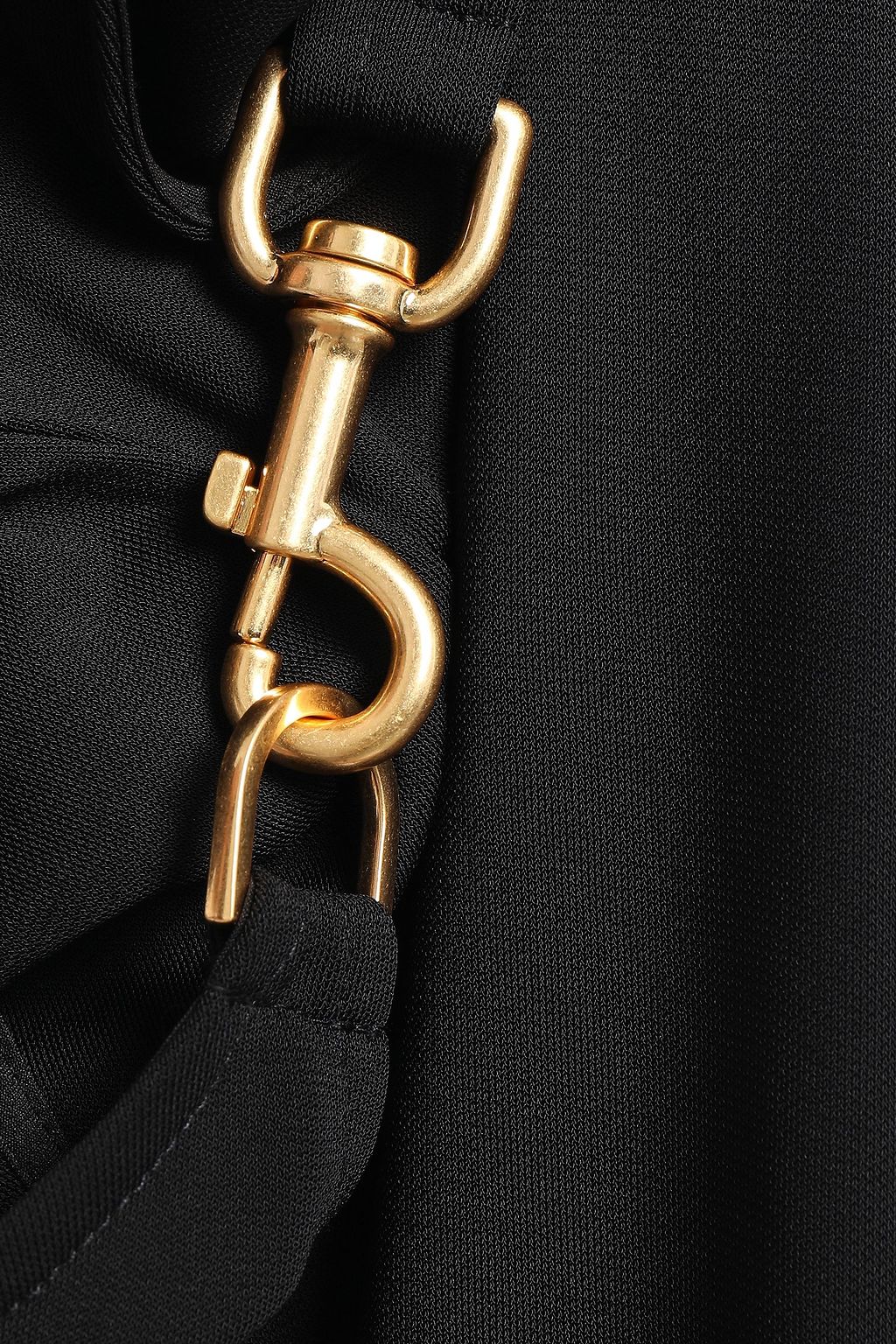 TORY BURCH Hook-detailed crepe-jersey maxi dress