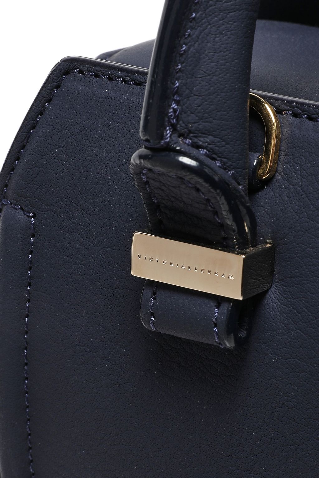 VICTORIA BECKHAM Victoria mini textured-leather tote