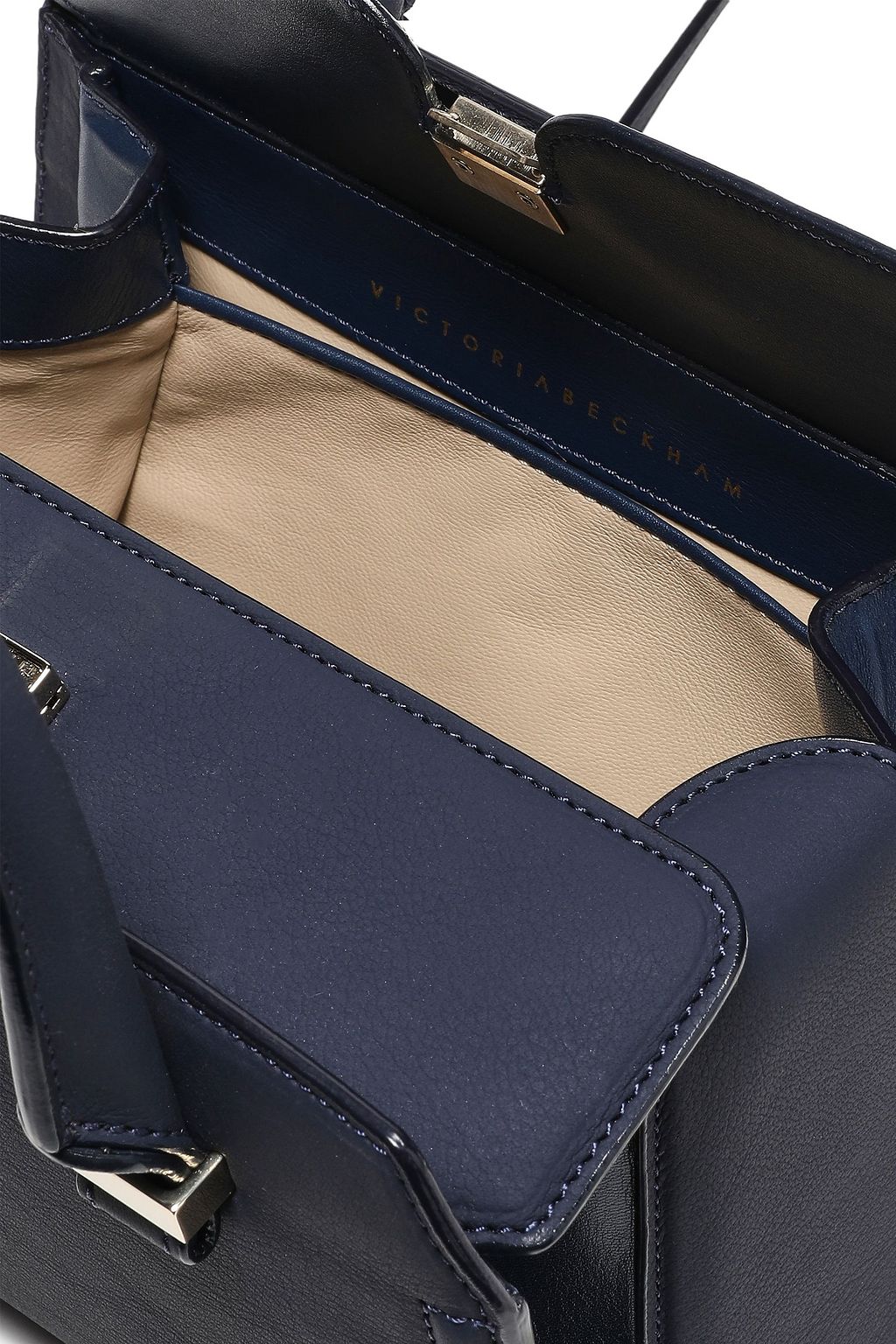 VICTORIA BECKHAM Victoria mini textured-leather tote
