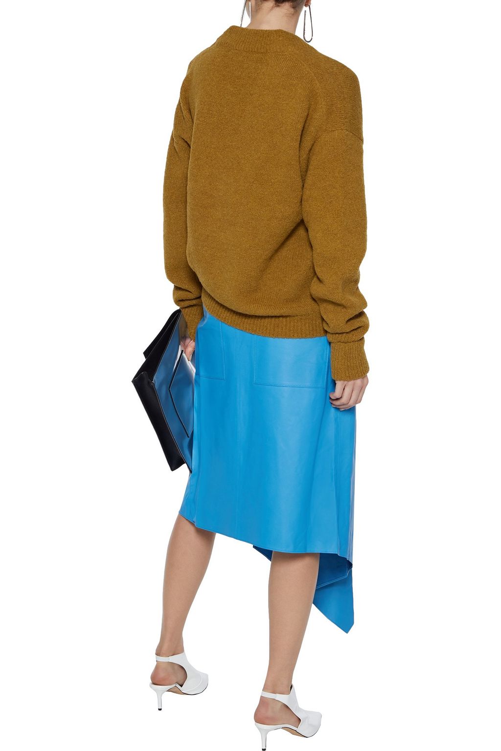 TIBI Airy cutout alpaca-blend sweater