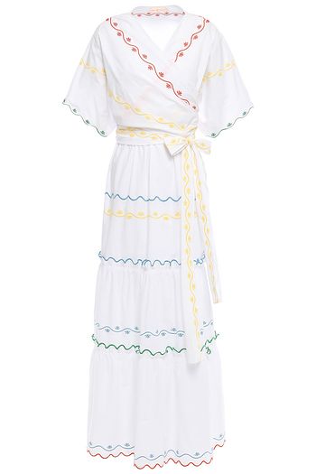 tory burch boho embroidered dress