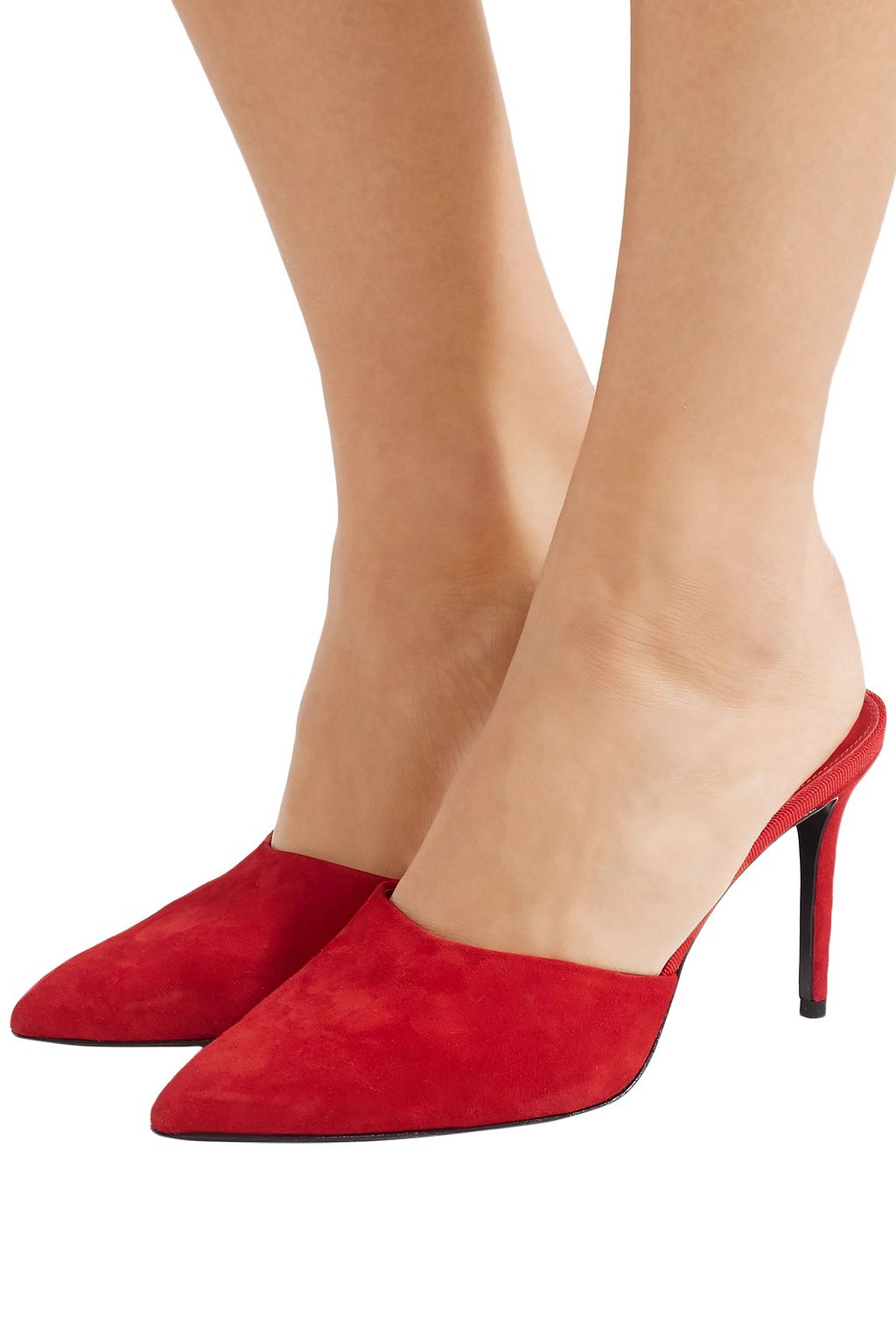 MAGDA BUTRYM Embellished suede mules