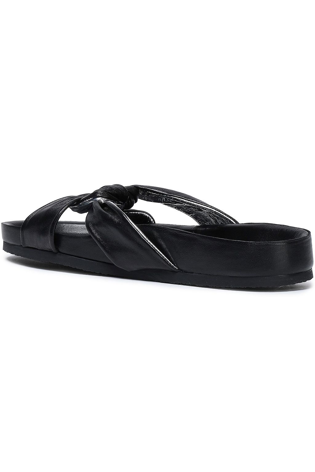 IRO Knoty twisted leather slides