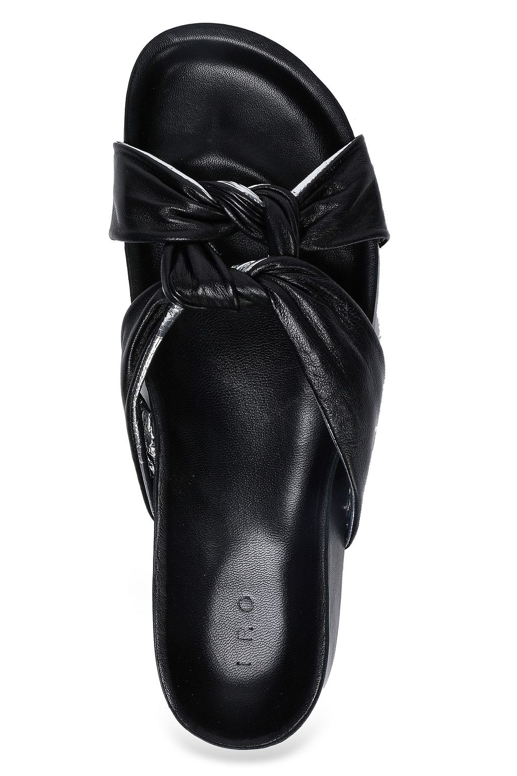 IRO Knoty twisted leather slides