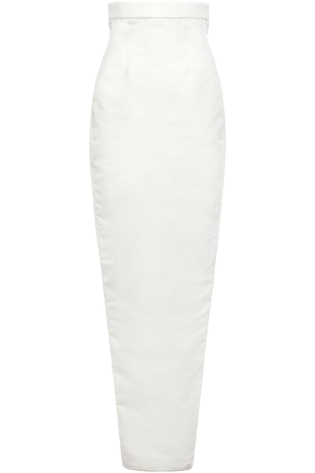 white maxi pencil skirt