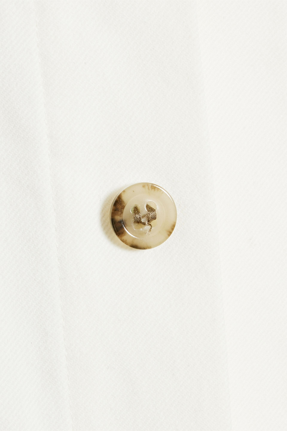 Rick Owens Strap-detailed Stretch-drill Jacket In Ivory
