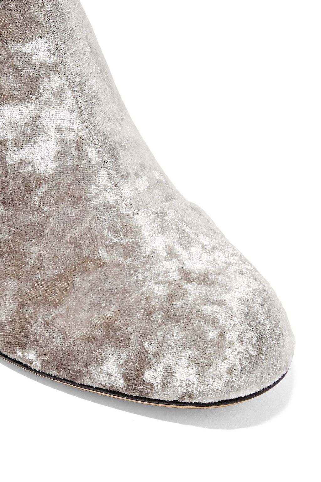 RAG & BONE Drea crushed-velvet ankle boots