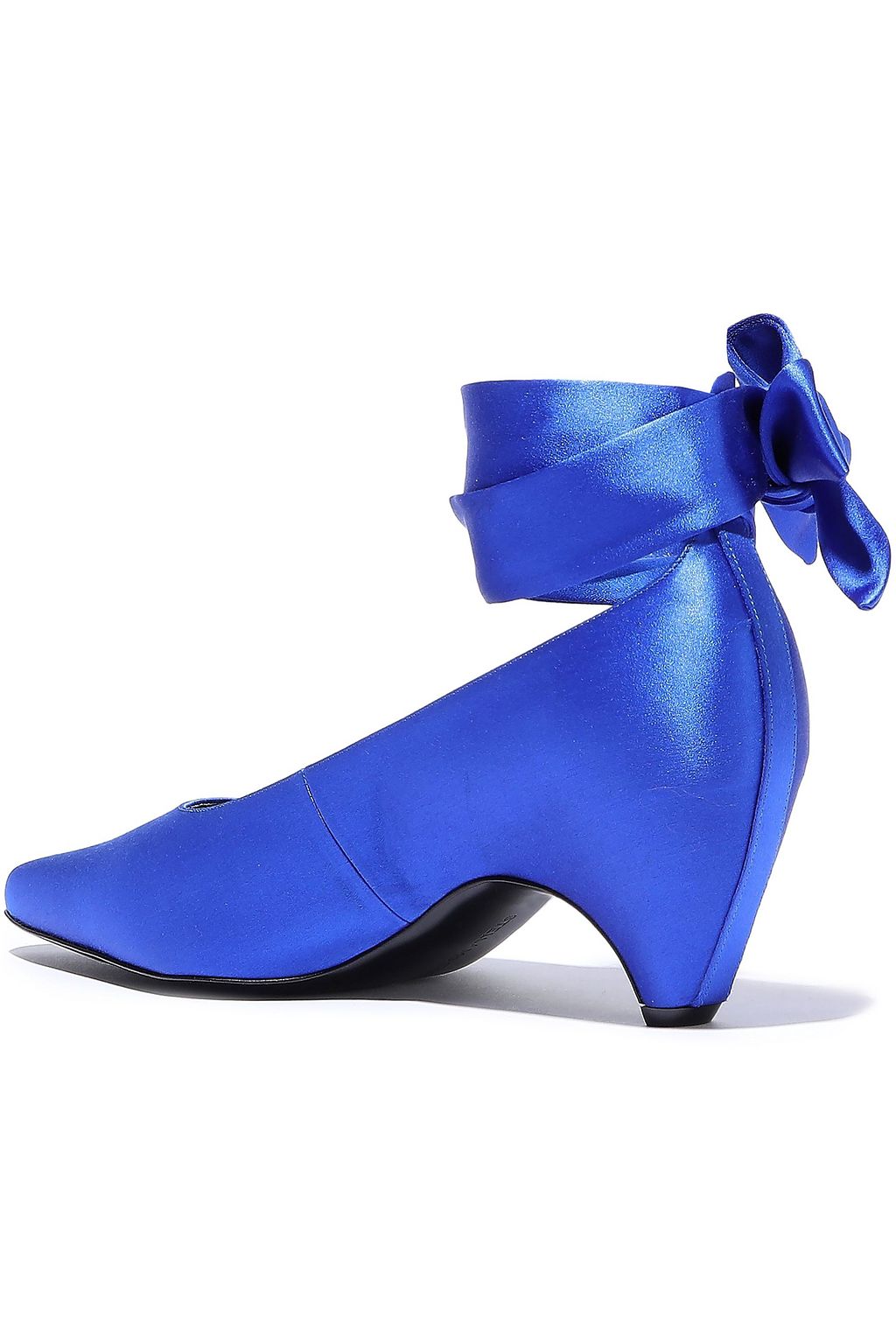 STELLA MCCARTNEY Hemy Pumps aus Satin mit Schleife