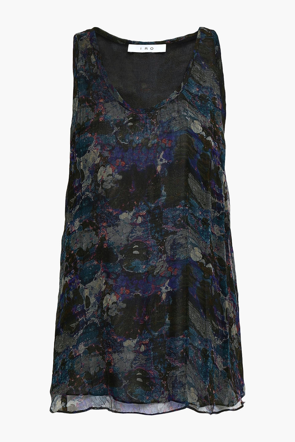 Jetta printed georgette tank