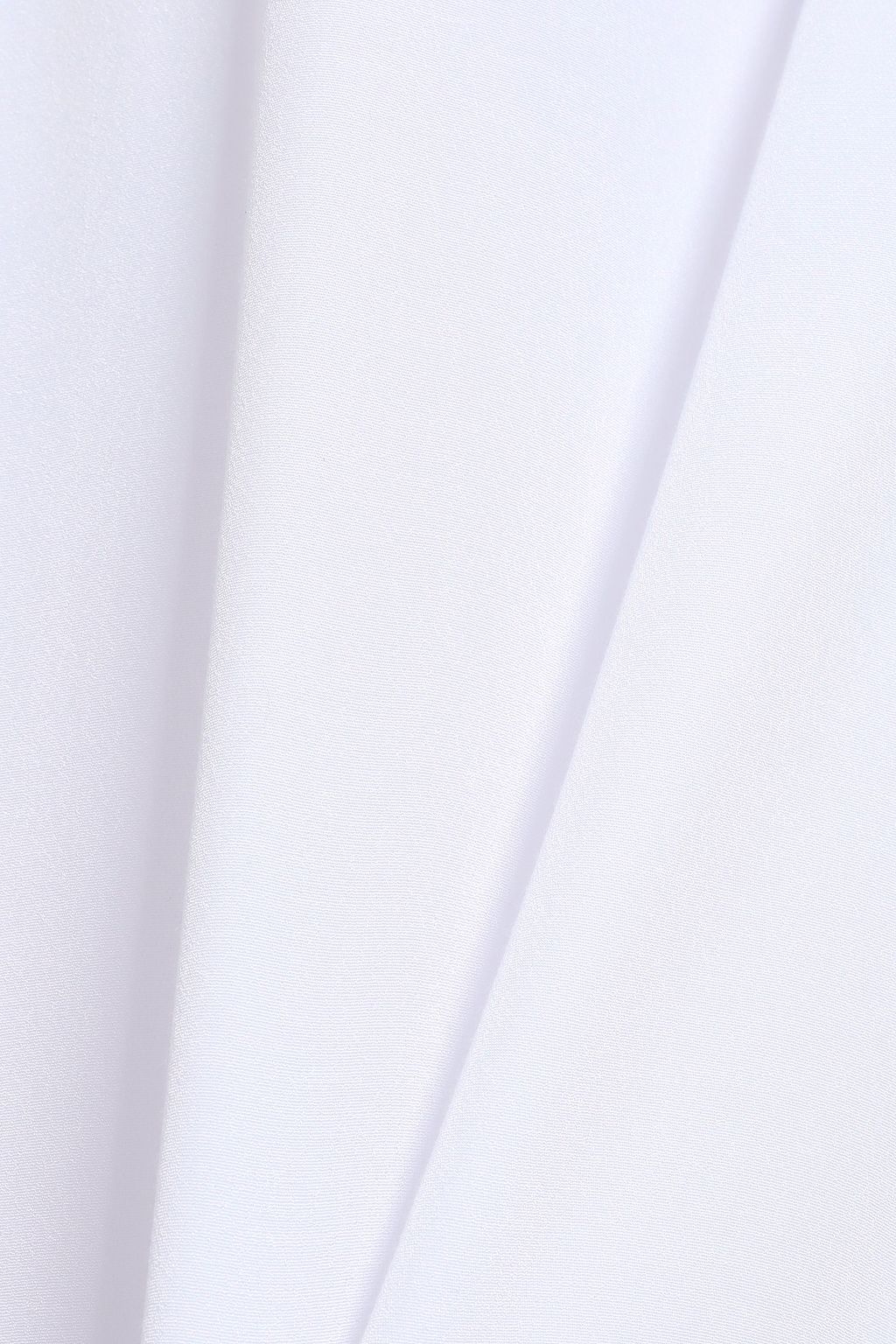 IRO Mulla macramé-trimmed crepe de chine mini dress