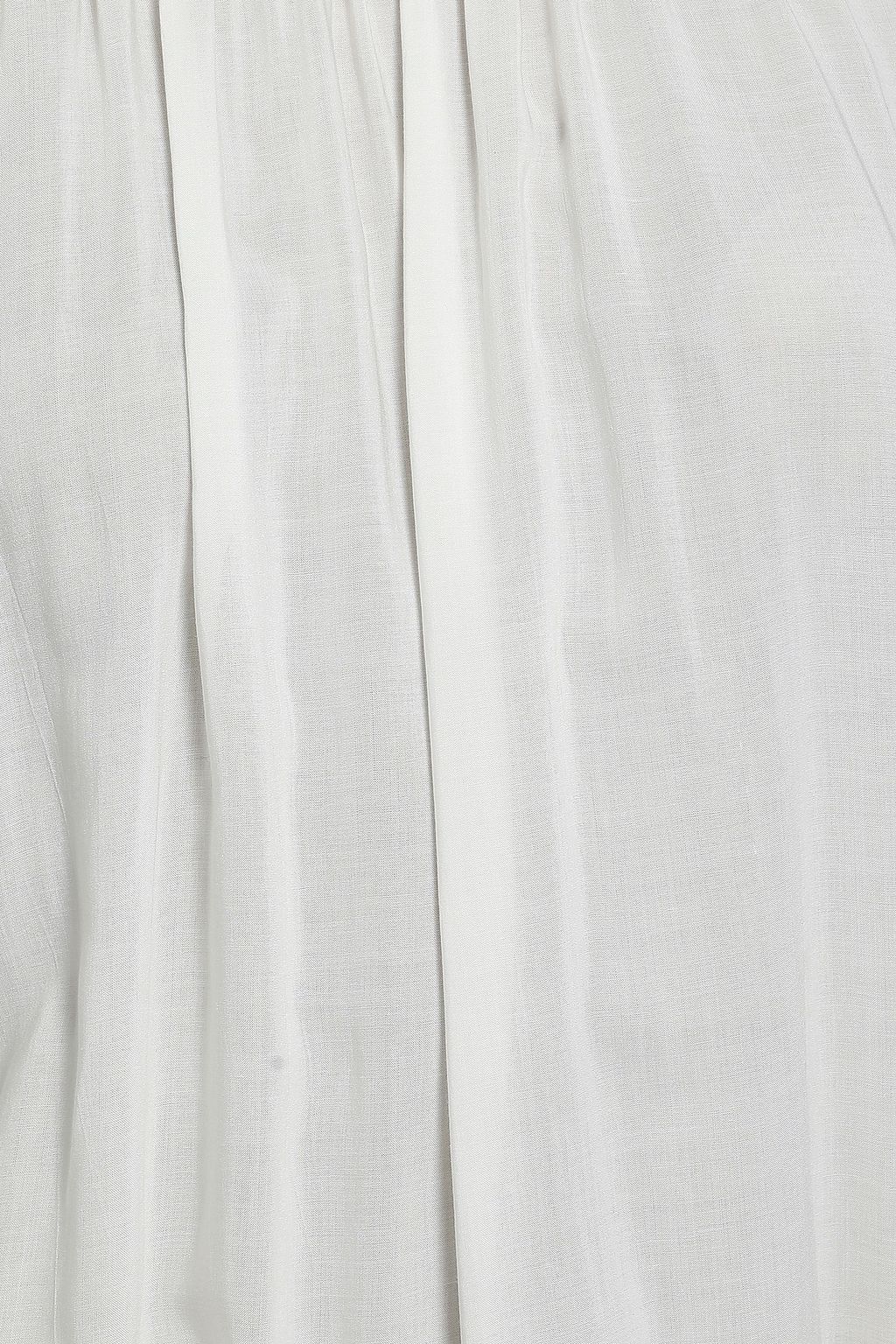 MISSONI Ruffle-trimmed crepe de chine blouse