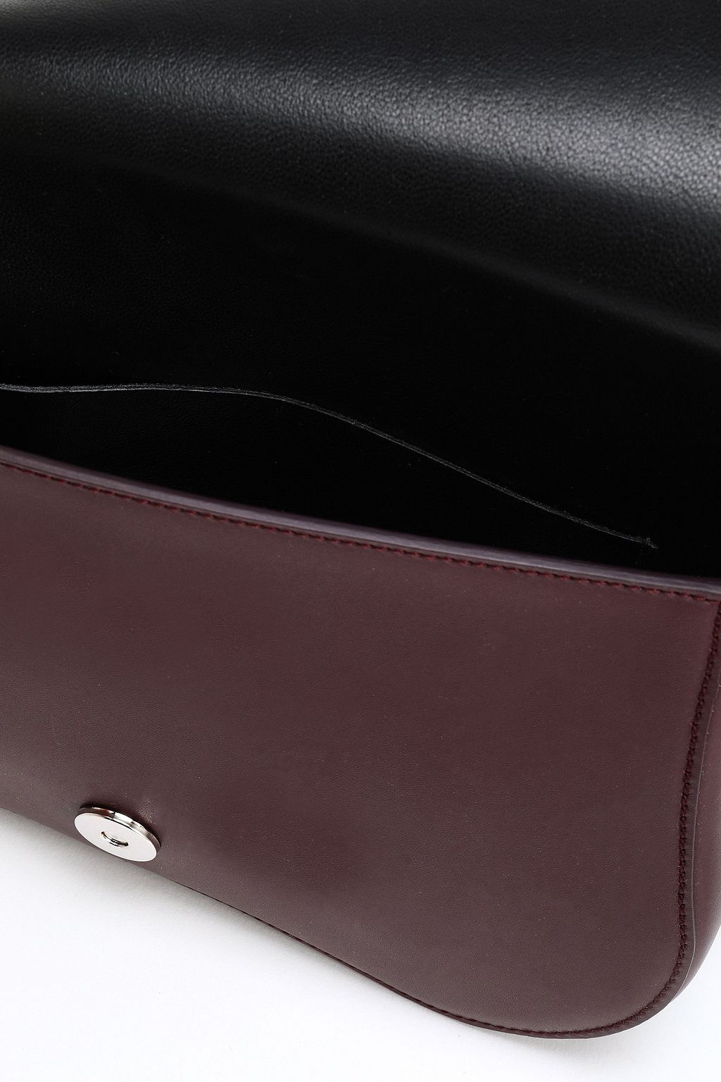 CALVIN KLEIN 205W39NYC Chain-trimmed leather shoulder bag