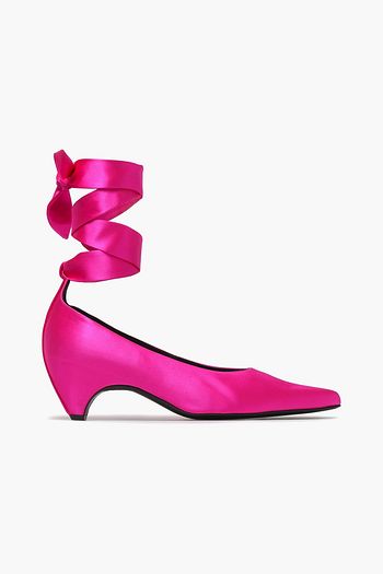 STELLA MCCARTNEY Mary Jane satin pumps