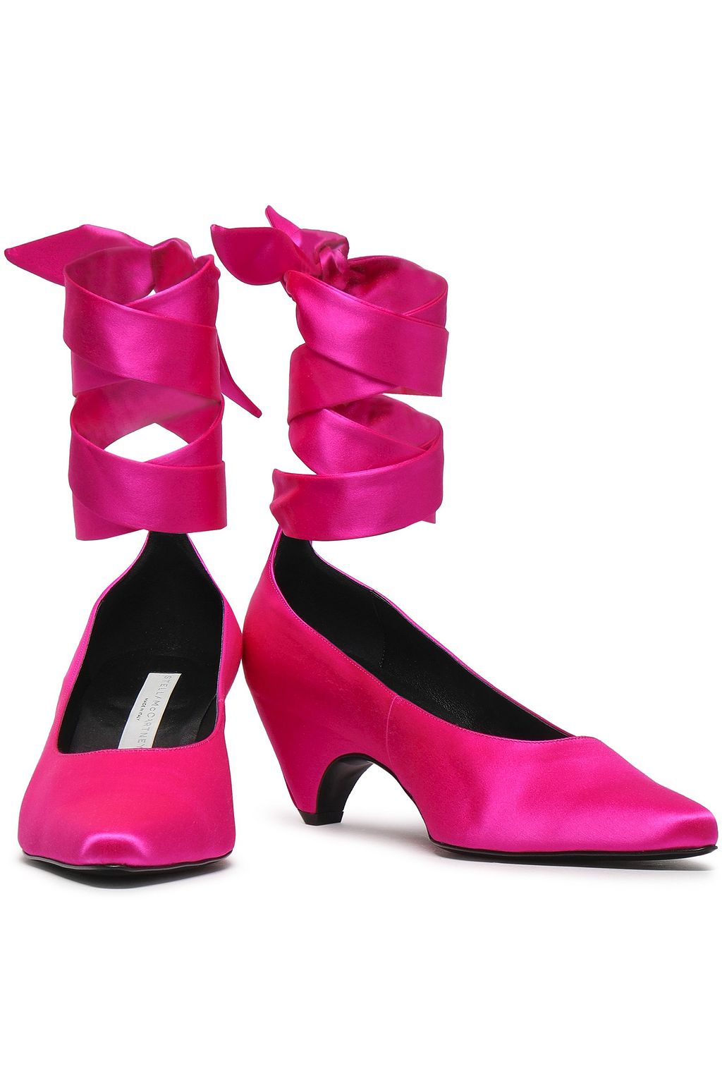 STELLA MCCARTNEY Mary Jane satin pumps