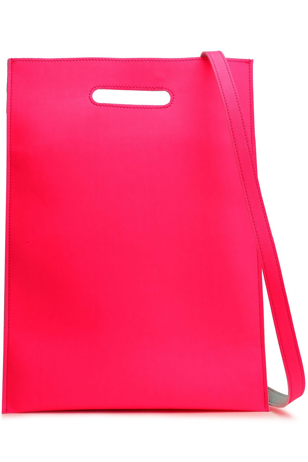 neon pink designer bag