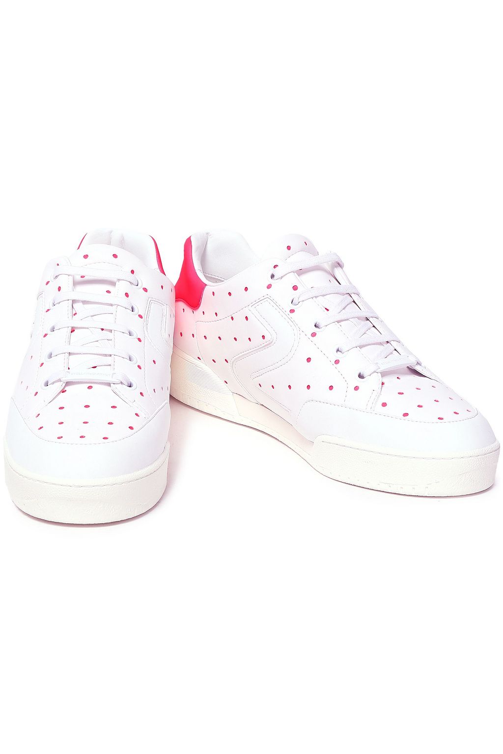 STELLA MCCARTNEY Perforated faux leather sneakers
