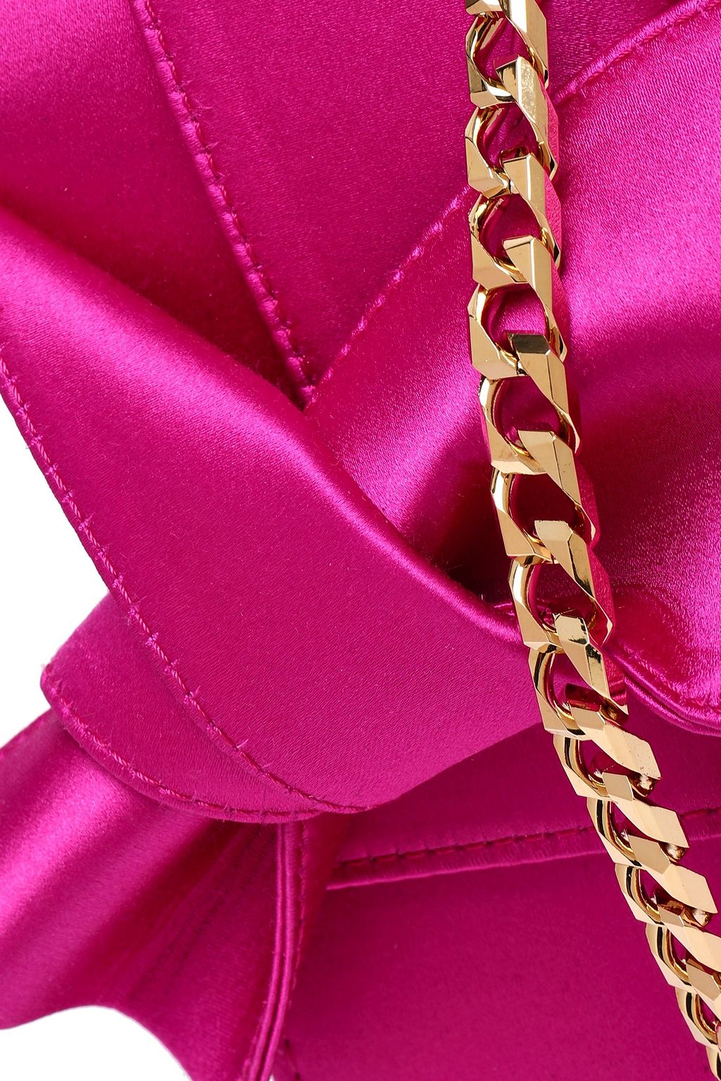 N°21 Knotted satin shoulder bag