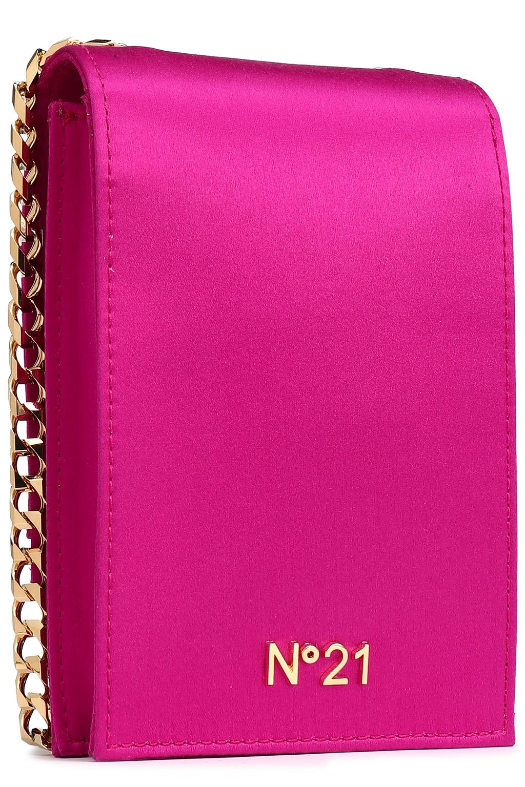 N°21 Knotted satin shoulder bag