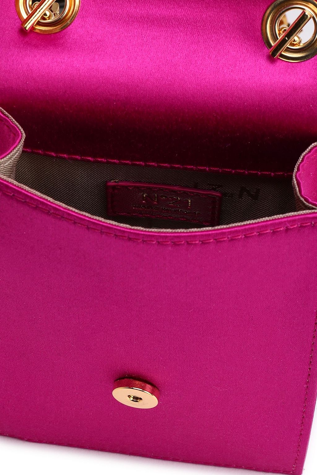 N°21 Knotted satin shoulder bag