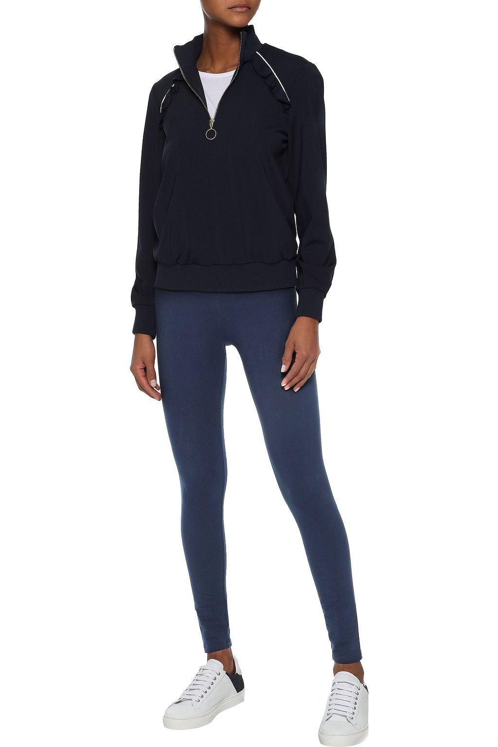 YUMMIE BY HEATHER THOMSON Rachel stretch-cotton leggings