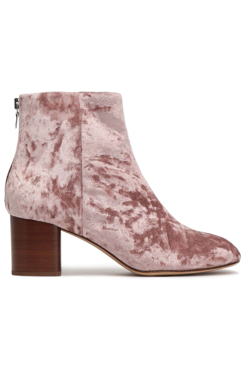 baby pink ankle boots