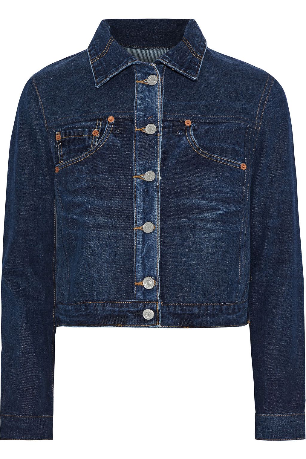 levi's ripped denim jacket