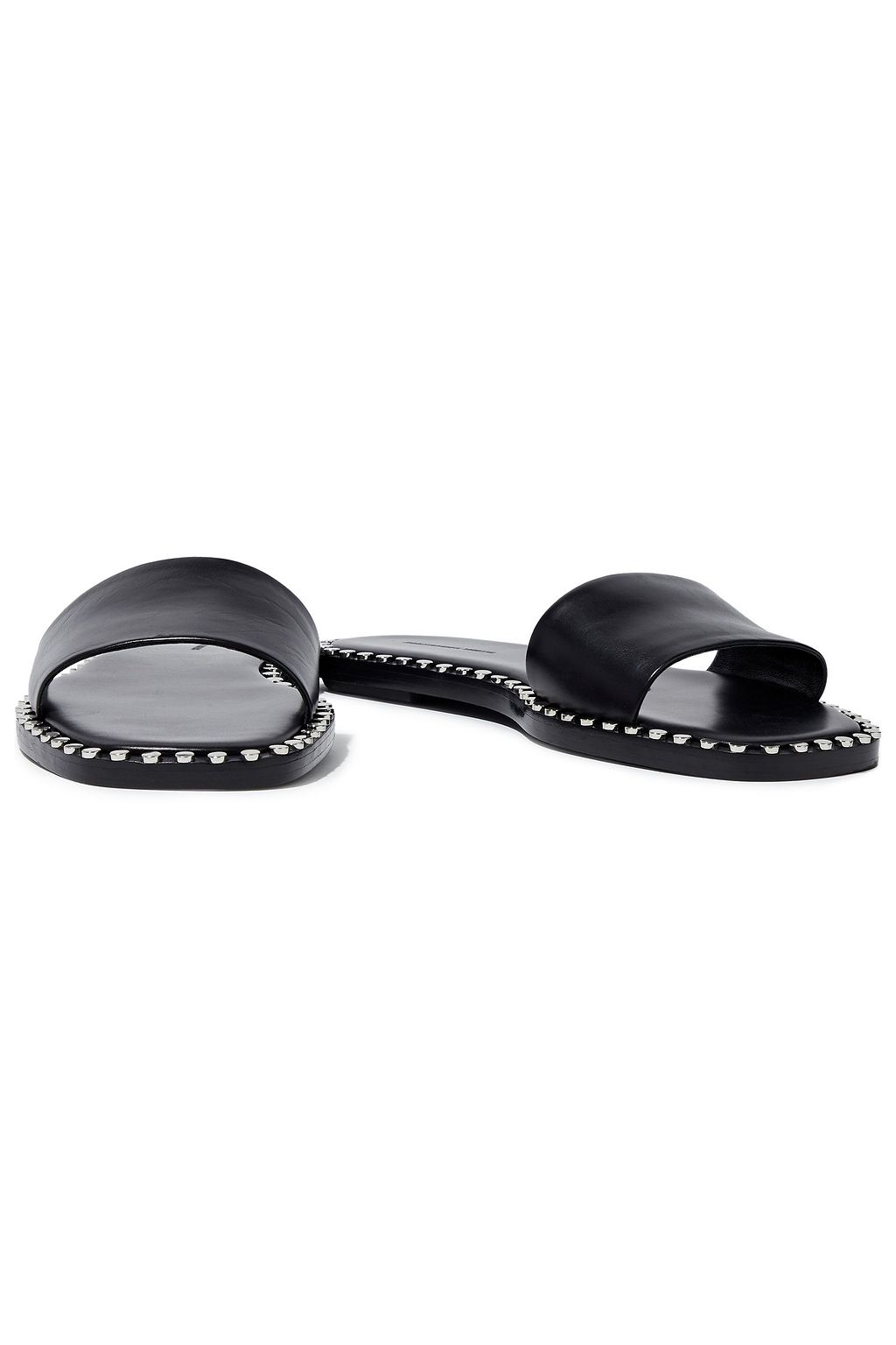 ALEXANDER WANG Lola studded leather slides