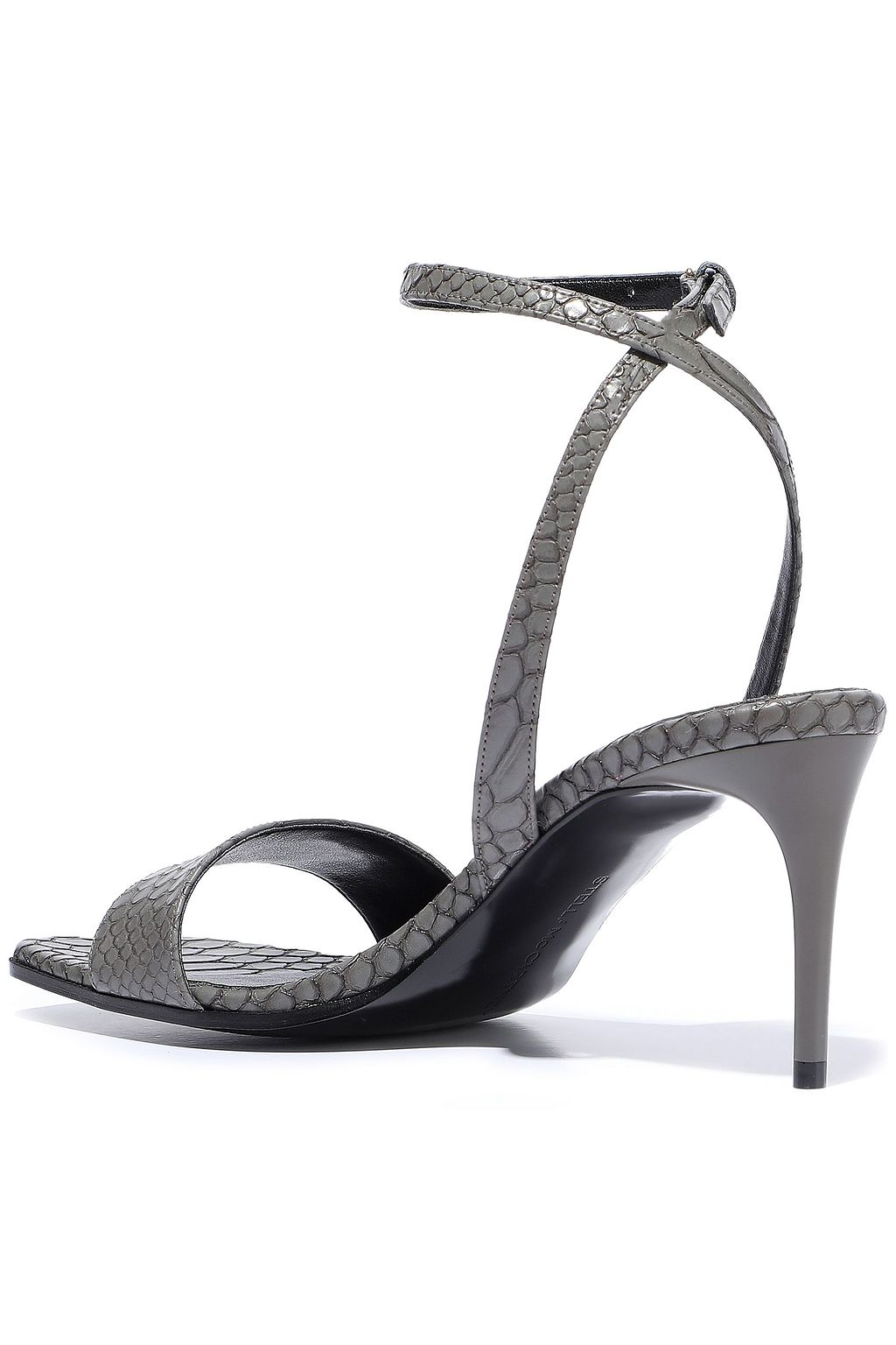 STELLA MCCARTNEY Snake-effect faux leather sandals