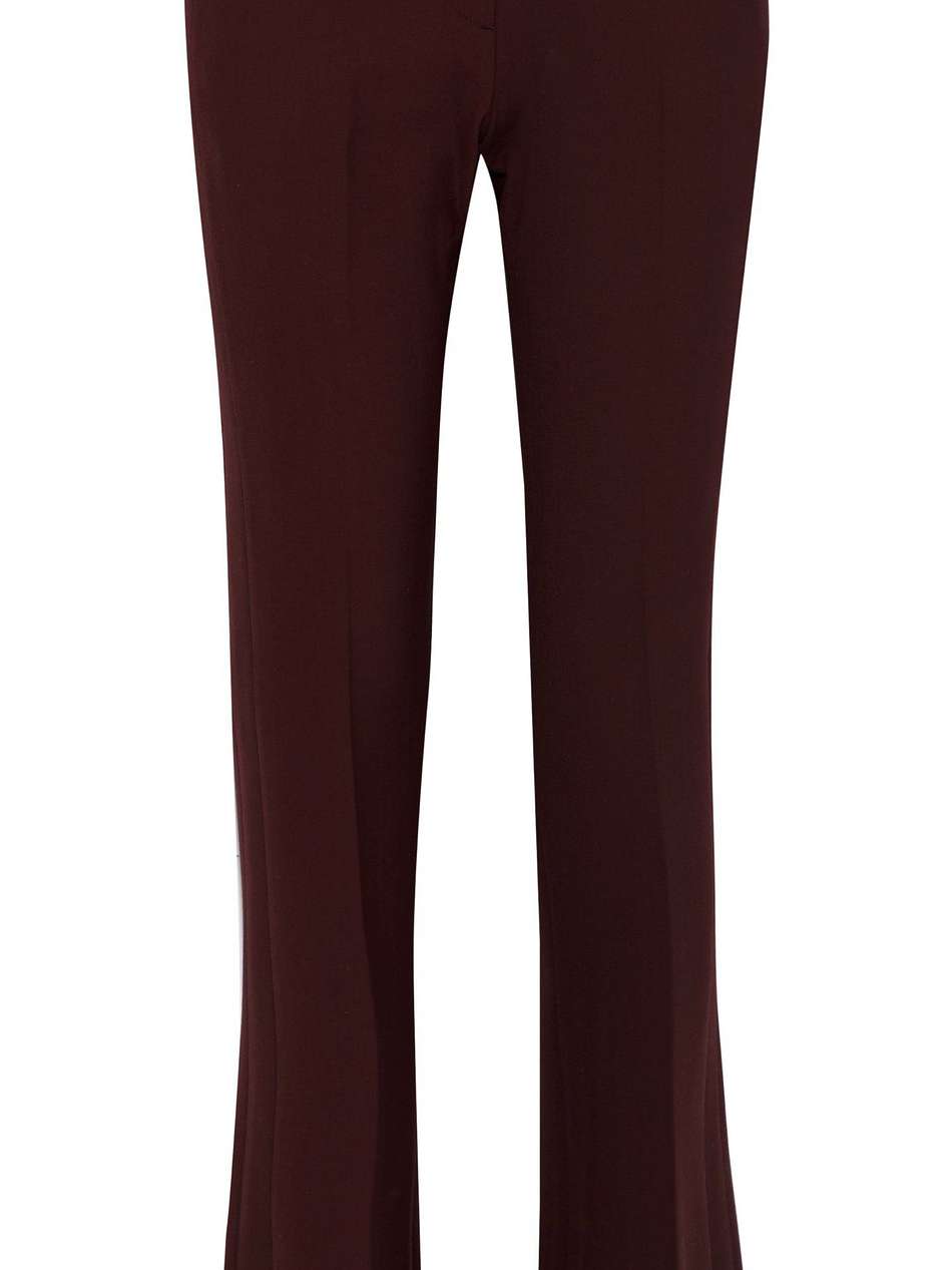 stretch-cady bootcut pants