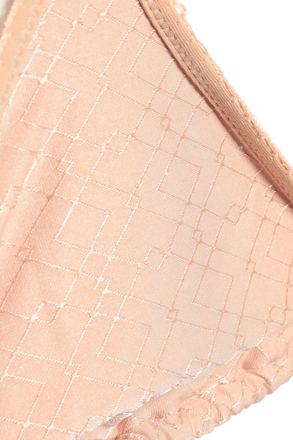 MELISSA ODABASH Embroidered triangle bikini top