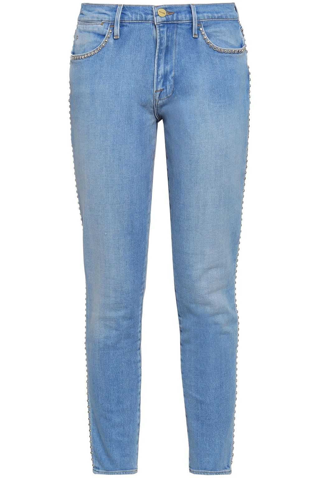 frame studded jeans