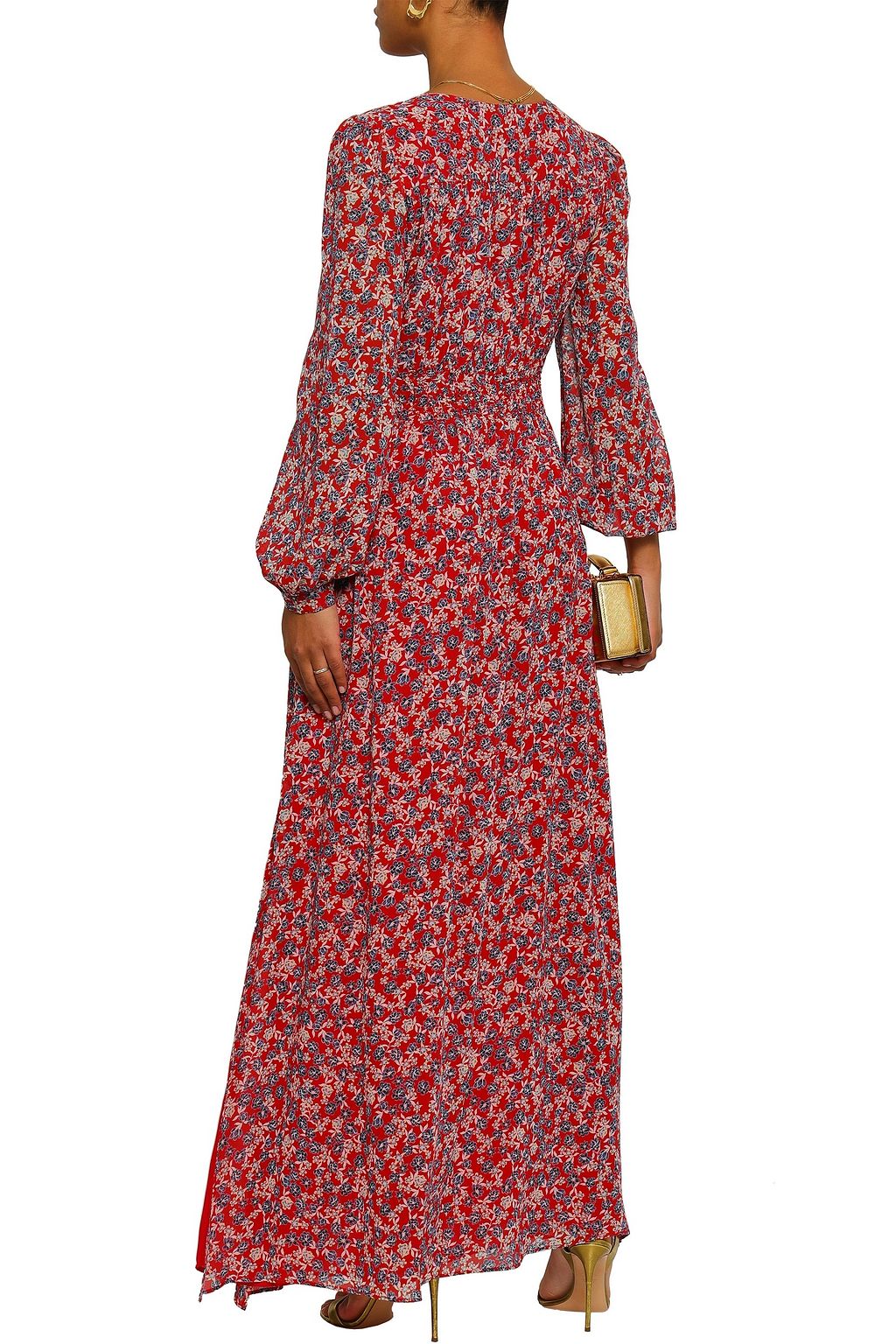 nicholas silk maxi dress