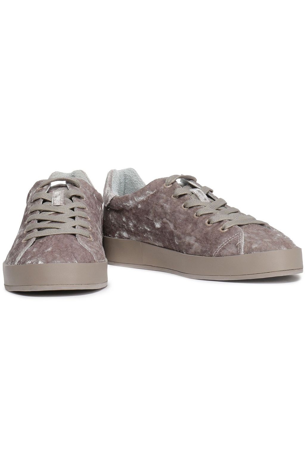 RAG & BONE Crushed-velvet sneakers