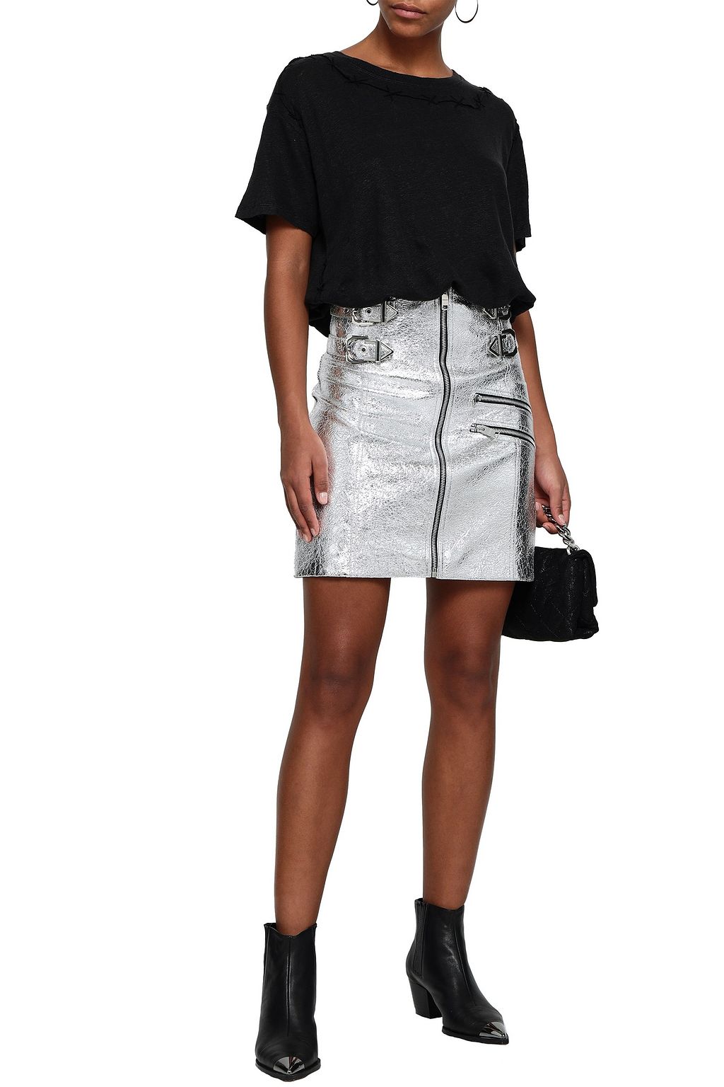 IRO Slub linen-jersey T-shirt
