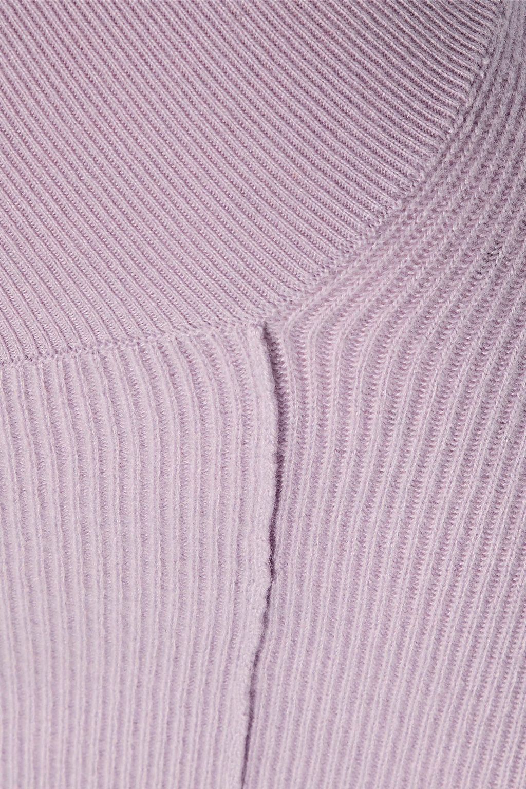 STELLA MCCARTNEY Asymmetric ribbed wool skirt