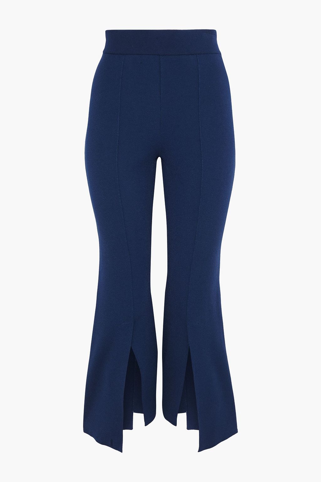 royal blue flared trousers