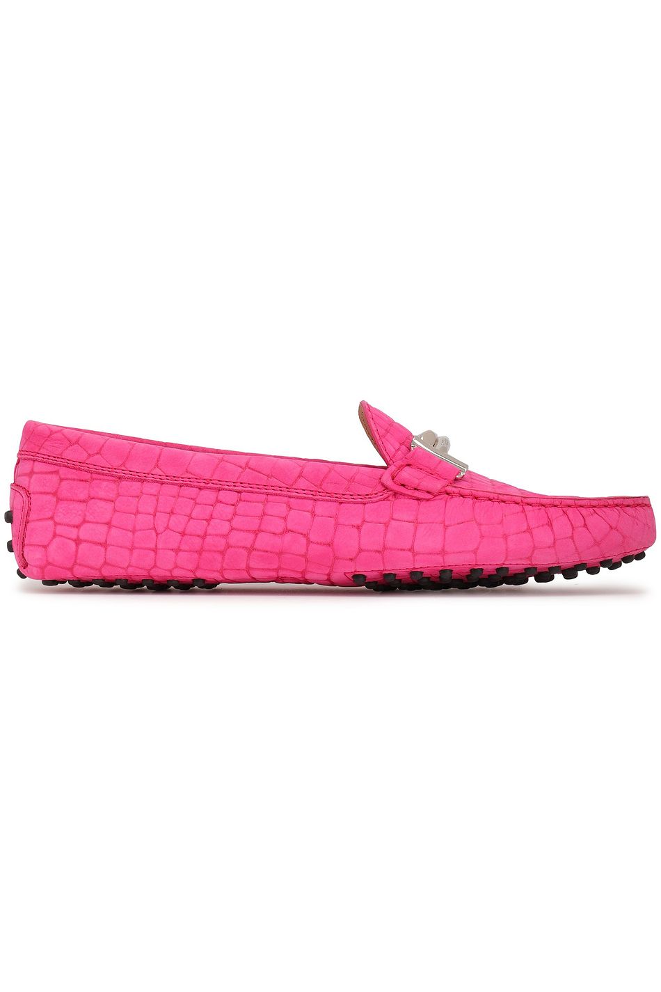 tod's crocodile effect loafers