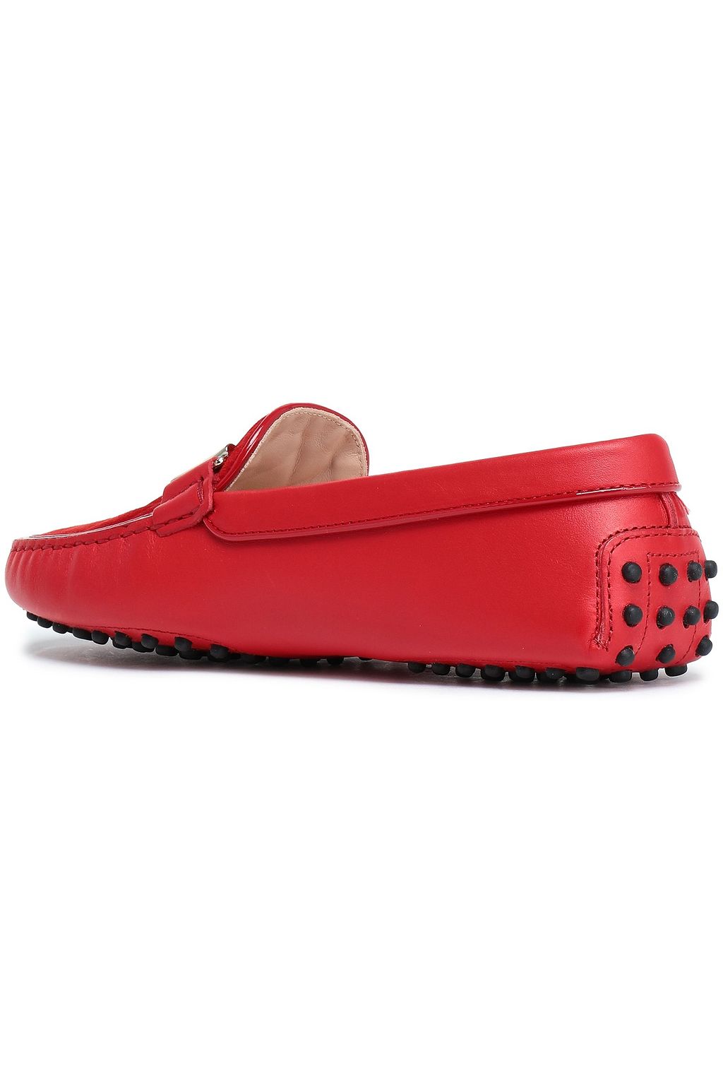 tod's double t quilted loafers