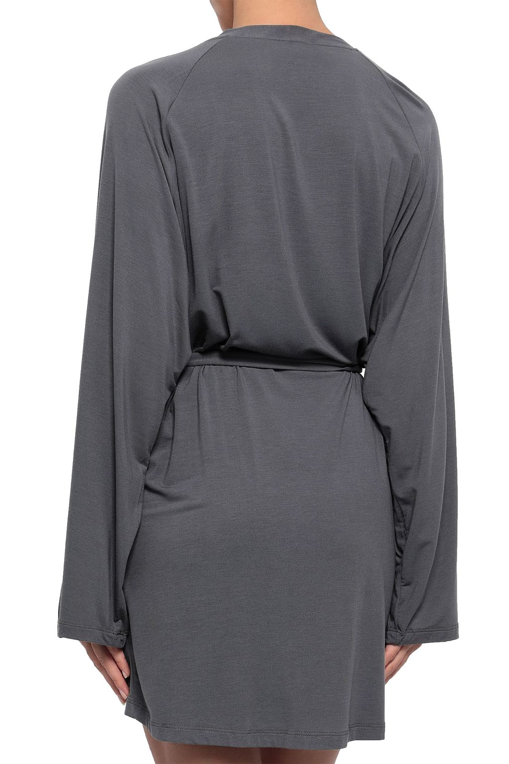 COSABELLA Lace-trimmed modal-blend jersey robe