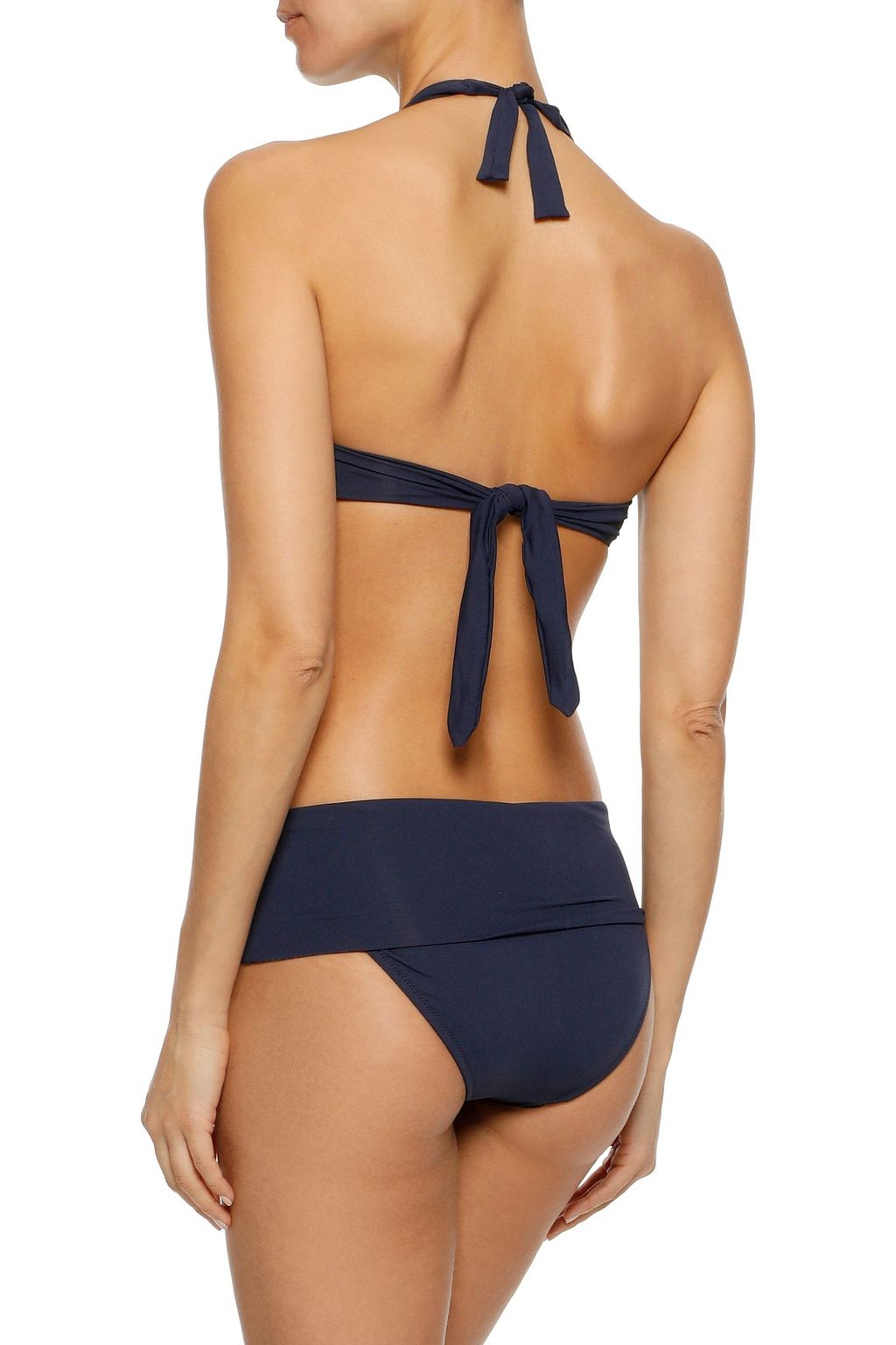 MELISSA ODABASH Trinidad ruched halterneck bikini top