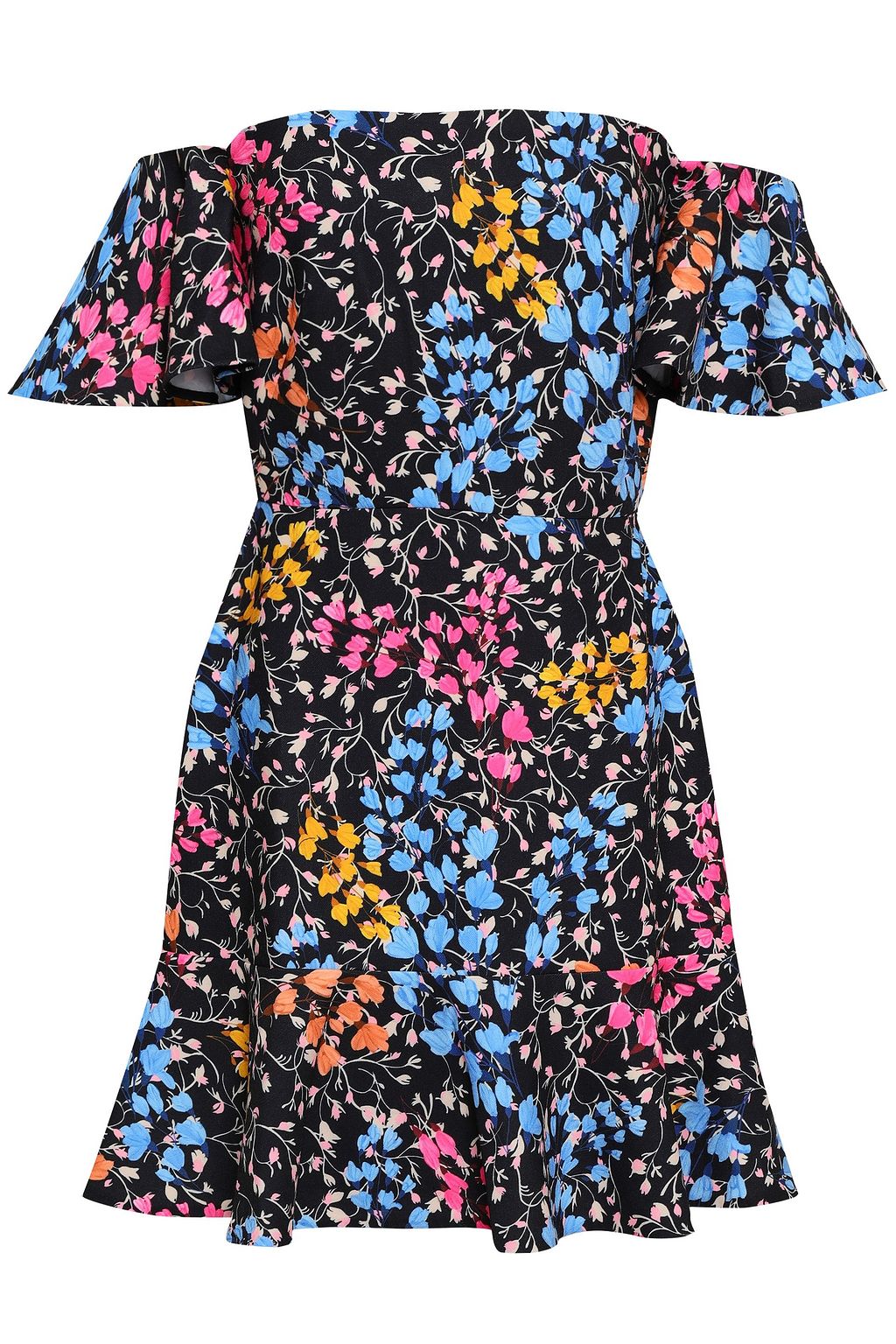 saloni off the shoulder dress