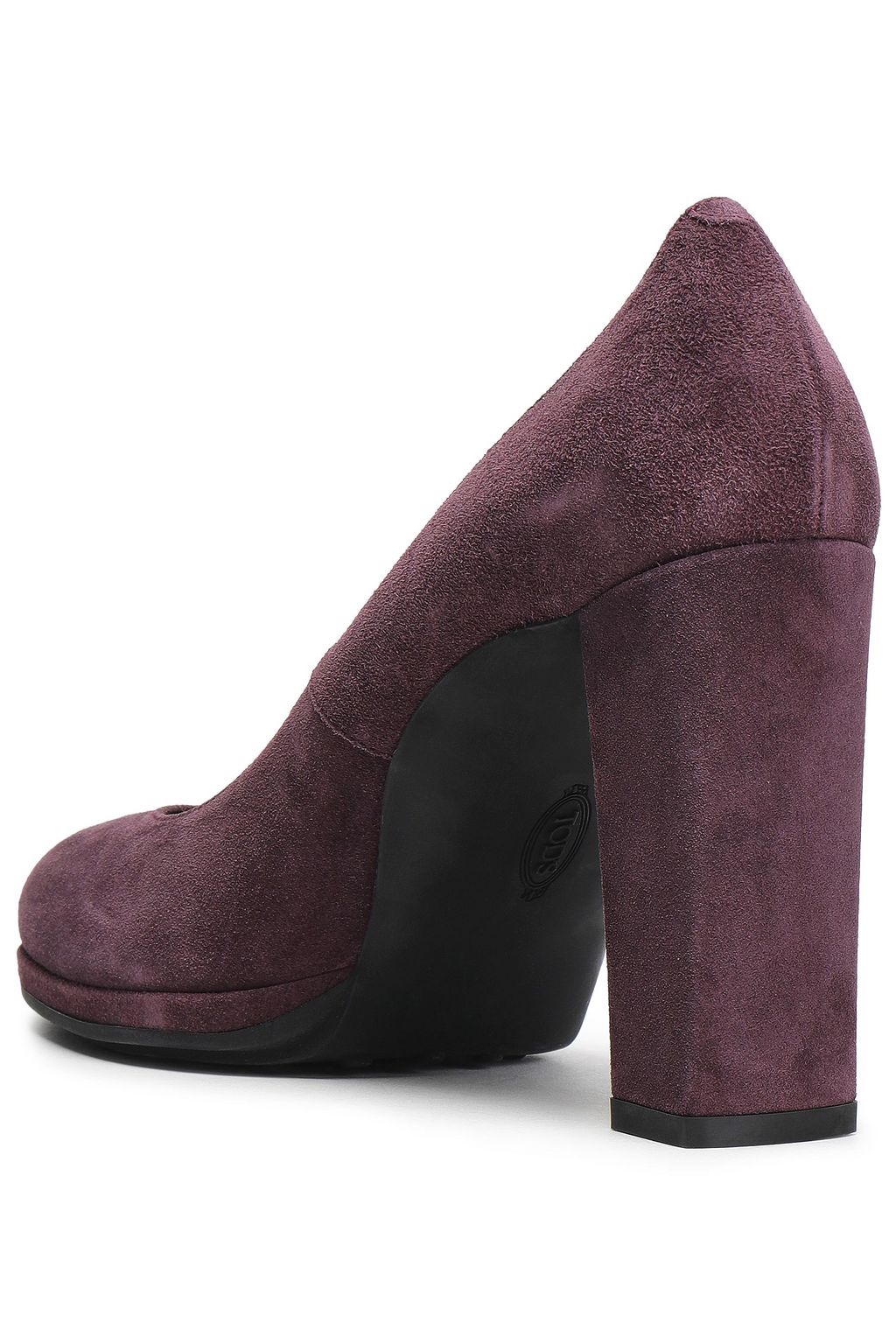 TOD'S Suede platform pumps