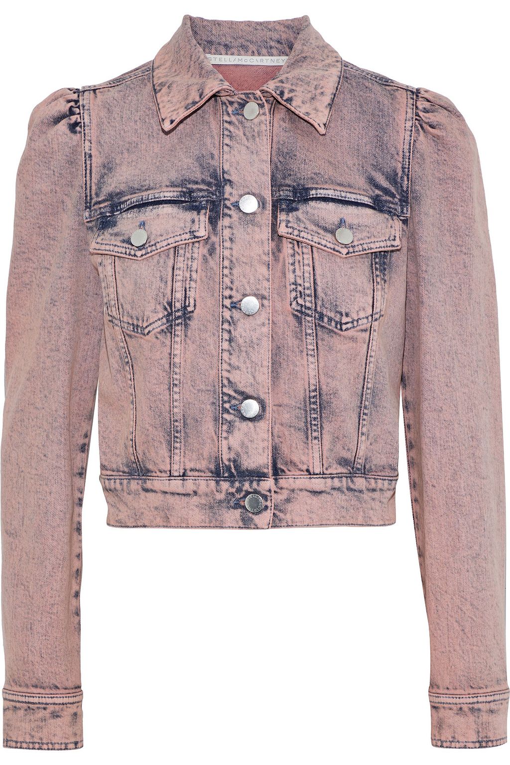 baby pink cropped jacket