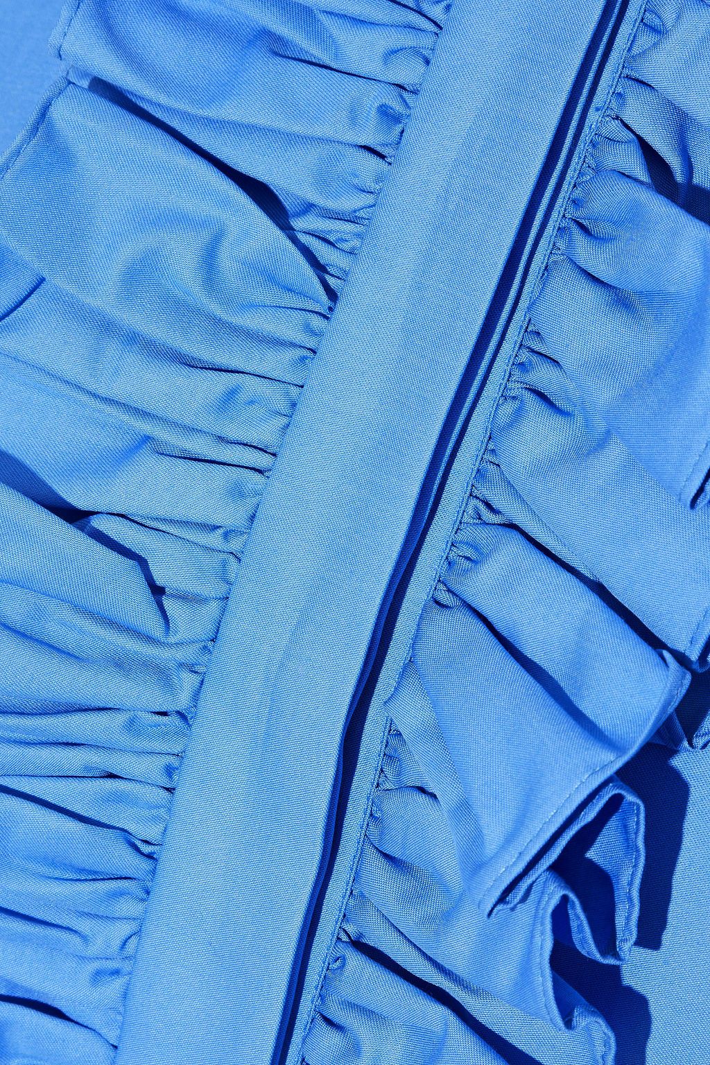 STELLA MCCARTNEY 러플 트리밍 코튼 포플린 셔츠